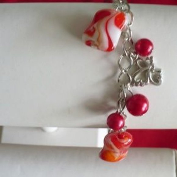 ❤️ NEW Peppermint Candy Charm Or Angle Bracelet - Picture 5 of 5